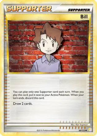 Bill 089/123 - HeartGold SoulSilver Reverse Holofoil