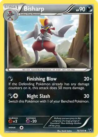 Bisharp 076/101 - Noble Victories Reverse Holofoil