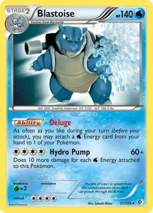 Blastoise 031/149 - Boundaries Crossed Holofoil