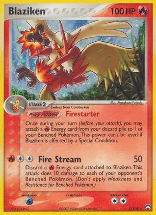 Blaziken 005/108 - Power Keepers Holofoil