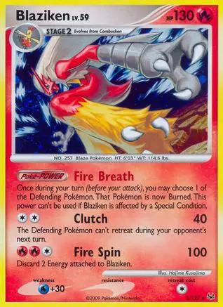 Blaziken 003/127 - Platinum Holofoil