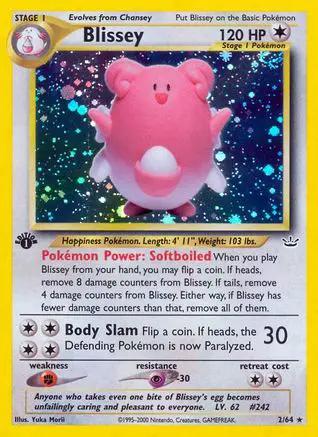 Blissey 002/64 - Neo Revelation 1st Edition Holofoil