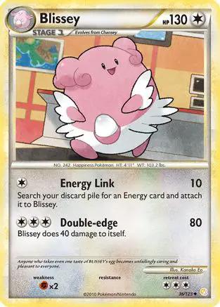 Blissey 036/123 - HeartGold SoulSilver Reverse Holofoil