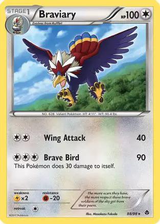 Braviary 088/98 - Emerging Powers Reverse Holofoil