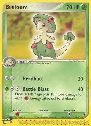Breloom 016/109 - Ruby and Sapphire Reverse Holofoil