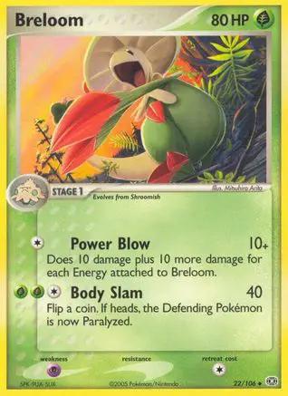 Breloom 022/106 - Emerald Reverse Holofoil