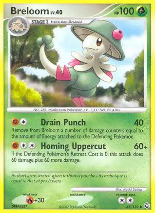 Breloom 045/132 - Secret Wonders Reverse Holofoil