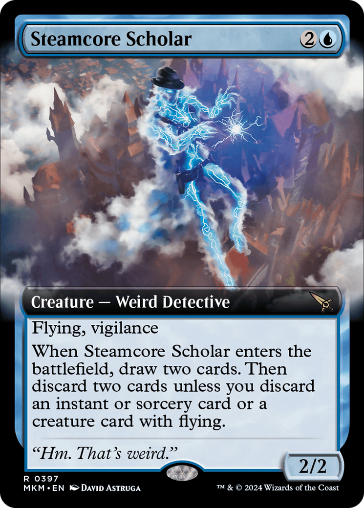 Steamcore Scholar (MKM-397) - Murders at Karlov Manor: (Extended Art)