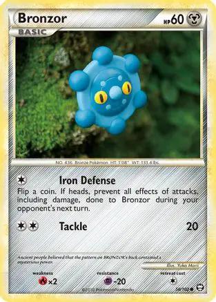 Bronzor 058/102 - Triumphant Reverse Holofoil