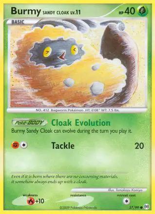 Burmy Sandy Cloak 057/99 - Arceus Reverse Holofoil
