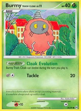 Burmy Trash Cloak 058/99 - Arceus Reverse Holofoil