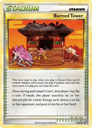 Burned Tower 071/90 - Undaunted Reverse Holofoil