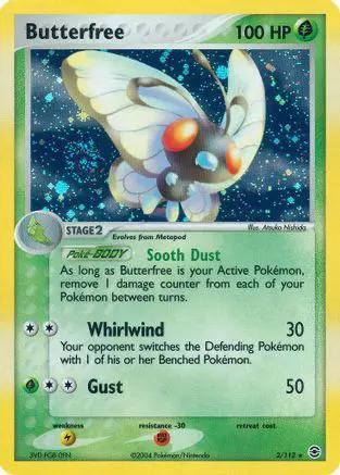 Butterfree 002/112 - FireRed & LeafGreen Holofoil