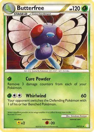 Butterfree 016/123 - HeartGold SoulSilver