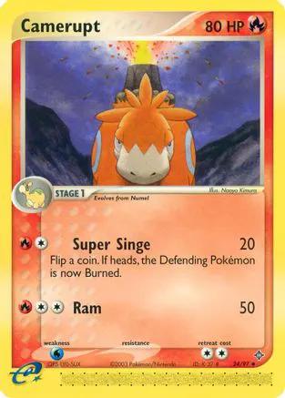 Camerupt 024/97 - Dragon Reverse Holofoil