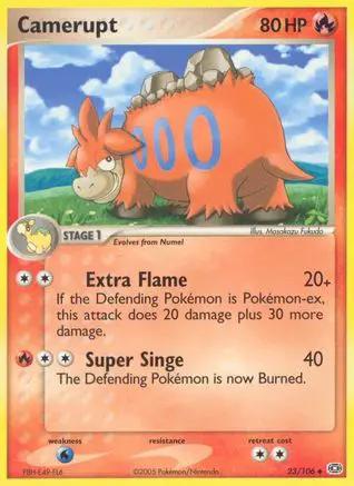 Camerupt 023/106 - Emerald Reverse Holofoil