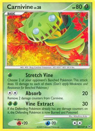 Carnivine 043/127 - Platinum Reverse Holofoil