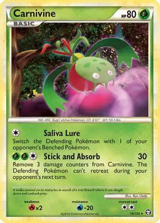 Carnivine 016/102 - Triumphant Reverse Holofoil