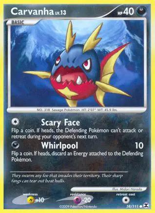 Carvanha 058/111 - Rising Rivals Reverse Holofoil
