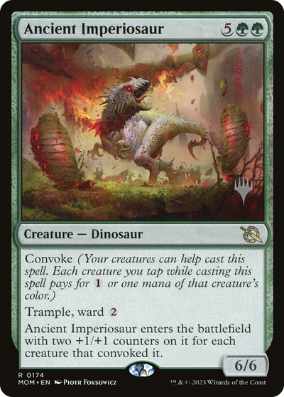 Ancient Imperiosaur (PPMOM-174P) - March of the Machine Promos