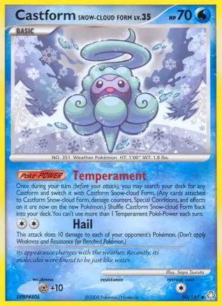 Castform Snow-Cloud Form 050/146 - Legends Awakened Reverse Holofoil