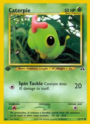 Caterpie 053/75 - Neo Discovery 1st Edition