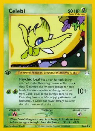 Celebi 016/64 - Neo Revelation 1st Edition