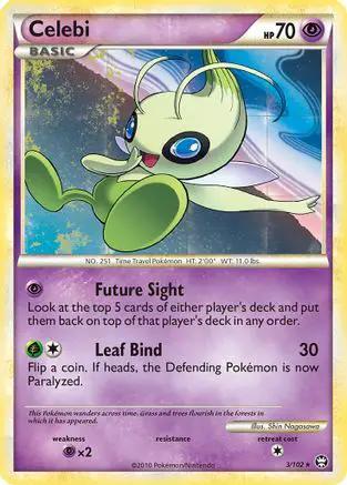 Celebi 003/102 - Triumphant Holofoil