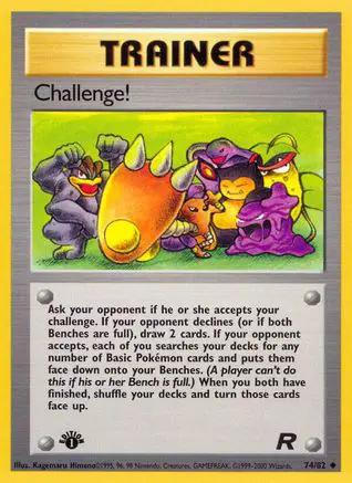 Challenge! 074/82 - Team Rocket 1st Edition