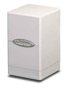 Ultra PRO Classic Satin Tower Deck Box — White