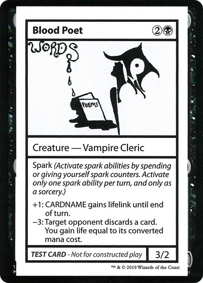 Blood Poet (CMB1-) - Mystery Booster Playtest Cards 2021