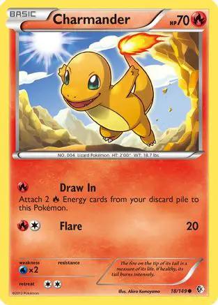 Charmander 018/149 - Boundaries Crossed Reverse Holofoil