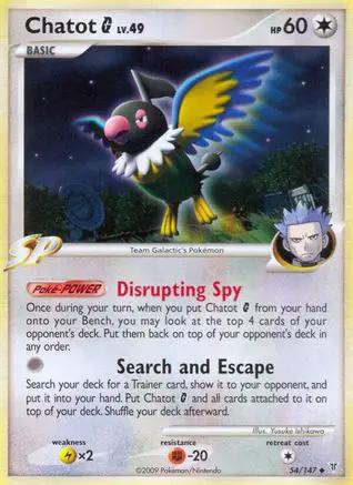 Chatot G 054/147 - Supreme Victors Reverse Holofoil