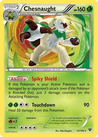 Chesnaught 014/146 - XY Base Set Holofoil