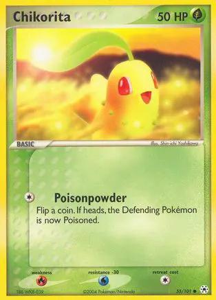 Chikorita 055/101 - Hidden Legends Reverse Holofoil