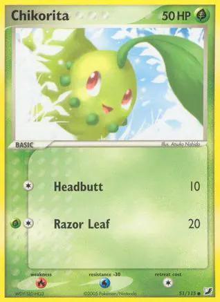 Chikorita 051/115 - Unseen Forces Reverse Holofoil