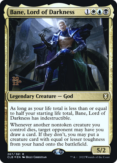 Bane, Lord of Darkness (PRE-267S) - Battle for Baldur's Gate Promos Foil