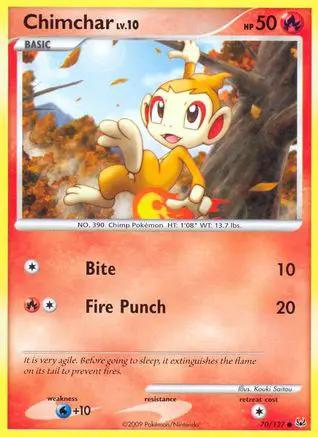Chimchar 070/127 - Platinum Reverse Holofoil