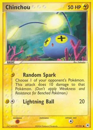 Chinchou 057/101 - Hidden Legends Reverse Holofoil
