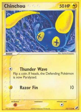 Chinchou 052/115 - Unseen Forces Reverse Holofoil
