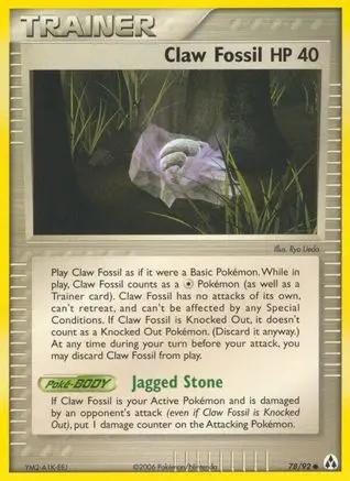 Claw Fossil 078/92 - Legend Maker