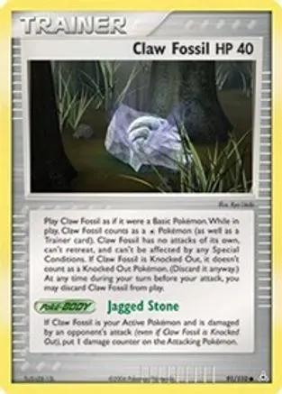 Claw Fossil 091/110 - Holon Phantoms Reverse Holofoil