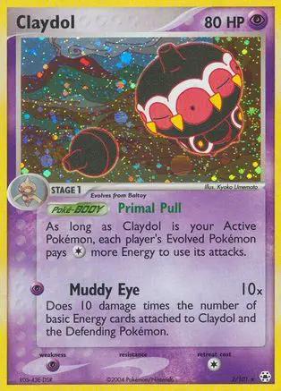 Claydol 002/101 - Hidden Legends Holofoil
