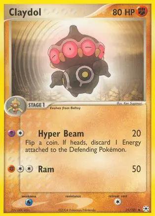 Claydol 031/101 - Hidden Legends Reverse Holofoil