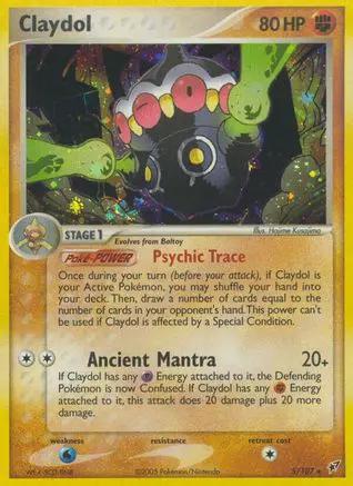 Claydol 005/107 - Deoxys Reverse Holofoil