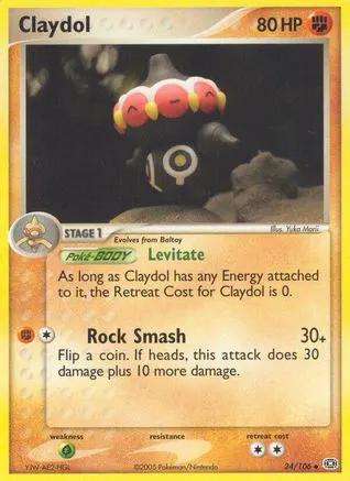 Claydol 024/106 - Emerald Reverse Holofoil