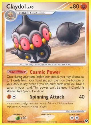 Claydol 015/106 - Great Encounters Reverse Holofoil