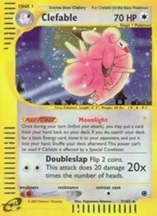 Clefable 007/165 - Expedition Reverse Holofoil