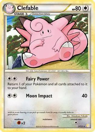Clefable 003/123 - HeartGold SoulSilver Holofoil