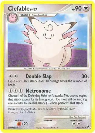 Clefable 022/130 - Diamond and Pearl Reverse Holofoil